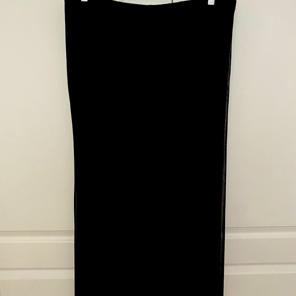 Onyx Nite Long Black Formal Skirt - Picture 1 of 6
